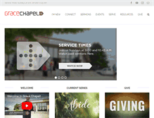 Tablet Screenshot of gracechapel.org